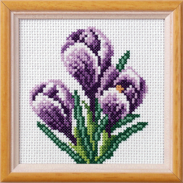 <strong>Cross Stitch Kit Crocus</strong> <em>Orchidea ORC-7510</em>