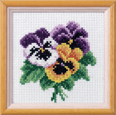 <strong>Cross Stitch Kit Pansy</strong> <em>Orchidea ORC-7511</em>