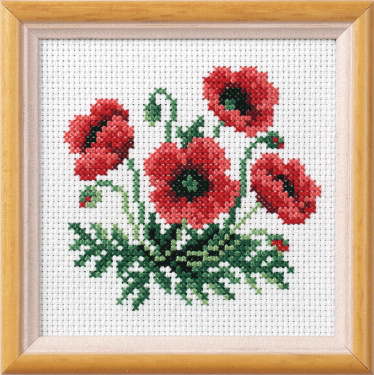 <strong>Cross Stitch Kit Poppy</strong> <em>Orchidea ORC-7514</em>