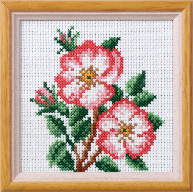 <strong>Cross Stitch Kit Dog Rose</strong> <em>Orchidea ORC-7515</em>