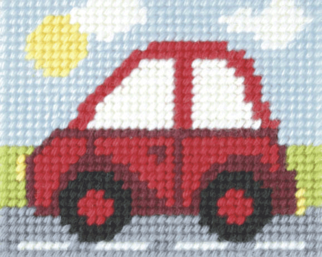 <strong>Embroidery Kit Little Red Car</strong> <em>Orchidea ORC-9705</em>