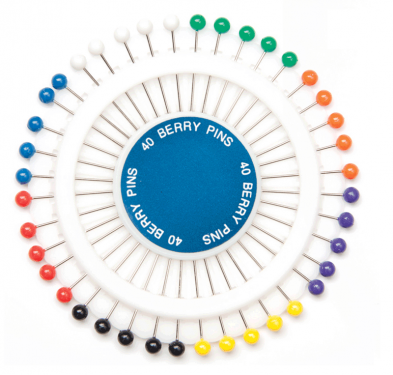 <strong>Berry Pins 30mm In Bulk</strong> <em>Hemline PB-668</em>