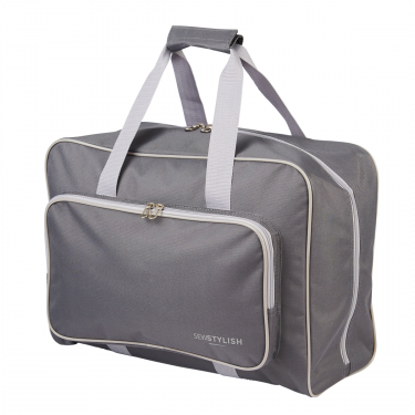 <strong>Sewing Machine Bag</strong> <span>Grey | 46 x 33 x 20cm | Carry Bag for Janome, Brother, Singer, Bernina and Most Sewing Machines</span> <em>Sew Stylish PT660-GREY</em>