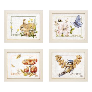 <strong>Lanarte PN-0007953 Four Seasons Counted Cross Stitch Kit</strong> <em>Lanarte PN-0007953</em>