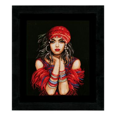 <strong>Lanarte PN-0144529 Gypsy Girl Counted Cross Stitch Kit</strong> <em>Lanarte PN-0144529</em>