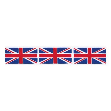 <strong>Berisfords 25mm Red</strong> <span>White & Blue British Union Jack Flag Ribbon (20m spool)</span> <em>Berisfords Ribbon R1152325-1</em>