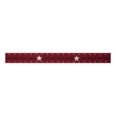 <strong>Berisfords 15mm With Love from Santa Ribbon (20m spool)</strong> <em>Berisfords Ribbon R14302-15---</em>