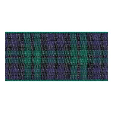<strong>Berisfords 16mm Black Watch Woven Tartan Ribbon (25m spool)</strong> <em>Berisfords Ribbon R762216-9</em>