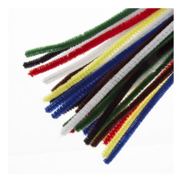 <strong>Straight Chenille: 15cm x 4mm: Multi: 1000 pcs</strong> <em>Trimits ST415</em>