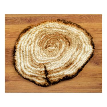 <strong>Latch Hook: Shaped Rug: Tree Stump</strong> <em>Vervaco PN-0146159</em>