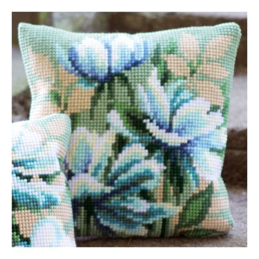 <strong>Cross Stitch Cushion: Japanese Anemones I</strong> <em>Vervaco PN-0149290</em>