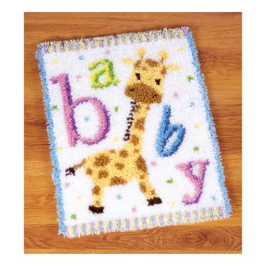 <strong>Latch Hook: Rug: Baby Giraffe II</strong> <em>Vervaco PN-0149292</em>