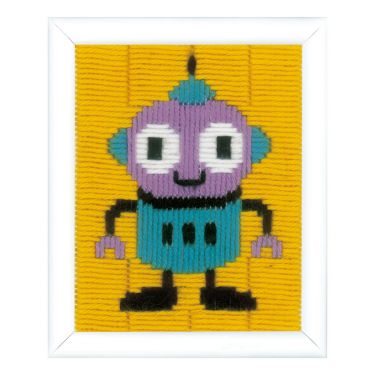 <strong>Long Stitch Kit: Robot</strong> <em>Vervaco PN-0153810</em>