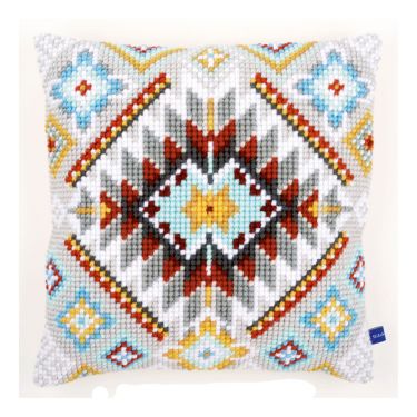 <strong>Cross Stitch Cushion: Cushion: Ethnic</strong> <em>Vervaco PN-0154993</em>
