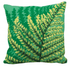 Green Fernes Cushion Kit Collection D'Art CD5171