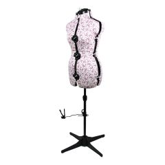 Adjustable Dressmakers Dummy in a Florentine Paisley Fabric with Hem Marker, Dress Form Sizes 16 to 20, Pin, Measure, Fit and Display your Clothes on this Tailors Dummy Sewing Online 5913B