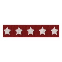 Berisfords 15mm Red Magic Star Ribbon (4m spool) Berisfords Ribbon C1395015-1