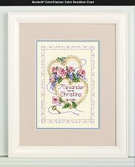 United Hearts Wedding Record Mini Counted Cross Stitch Kit Dimensions D06730
