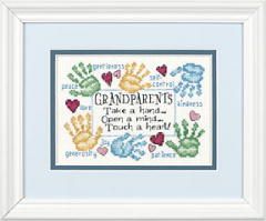 Mini Counted Grandparents Touch A Heart Dimensions D65011