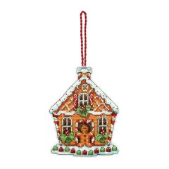 Counted Cross Stitch: Ornament: Gingerbread House Dimensions D70-08917