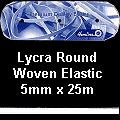 Lycra Elastic Hemline ECE5-WHT