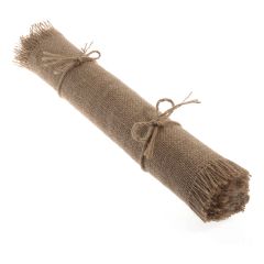 Large Natural Hessian Fabric Pack of 3 Rolls Groves and Banks EHENG43