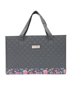 Everything Mary 17 Gray Quilted Sewing Machine Carrying Case