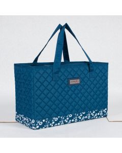 Sewing Machine Carry Tote-Blue/White-Everything Mary EVM10143-9