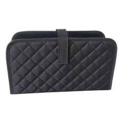 Everything Mary Sewing Thread Storage Case, Black Quilted - Folding Organiser for Sewing Thread - EVM10308-1_BLACK