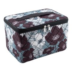Quilted Sewing Case Floral Print 25.4x17.15x15.24cm Everything Mary EVM9207-18