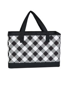 Sewing Machine Bag Black & White Check, Carry Bag for Brother, Singer, Bernina and Most Sewing Machines Everything Mary EVM12580-7