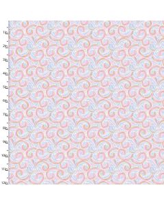 Cotton Craft Fabric 110cm wide x 1m Unicorn Utopia Collection - Swirls
