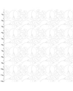 Cotton Craft Fabric 110cm wide x 1m Summer Song Collection-White Lace Sewing Online 17268-WOW