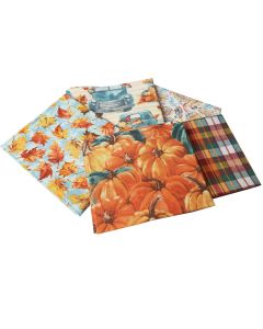 Pumpkin Please Halloween 5 Piece Cotton Fat Quarter Bundle - Sewing Online FE0143