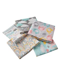 Small and Mighty Fat Quarter Bundle Pack of 5 Flannel Fat Quarters Sewing Online FE0118