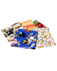 Back To The Farm  Design Fat Quarter Bundle -Pack of 5 Cotton Fat Quarters Sewing Online FE0153