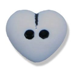 2 Hole Heart Button 12mm (Pack of 100) G4215 Trimits G4215--