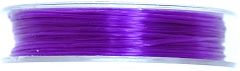 Craft Factory CF01/55129 Purple Spandex Elastic, 0.4mm x 5m Craft Factory CF01-55129