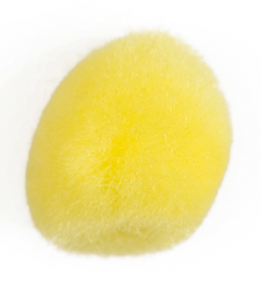Craft Factory CF056, Yellow Pom Poms, Toy Making, 13mm, 40 pack