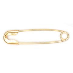 Loose Safety Pins Brass