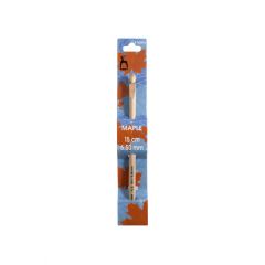 Pony P30514 Maple Wooden Single Ended Crochet Hook, 6½mm x 15cm (6in) Pony P30514
