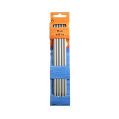 Pony P36661 ABS Plastic Double Pointed Knitting Needle, 6½mm x 20cm, 5 pack Pony P36661