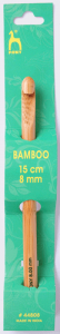 Pony P44808 Bamboo Single Ended Crochet Hook, 8mm x 15cm (6in) Pony P44808