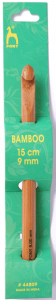 Pony P44809 Bamboo Single Ended Crochet Hook, 9mm x 15cm (6in) Pony P44809