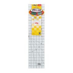 Weanty Quilting Ruler Premium Non Slip Transparent Acrylic Quilt Inch Rule Templates 6x6” for Sewing Crafts Fabric Patchworking Rules 