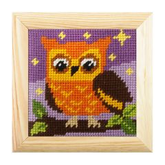 Embroidery Kit: Mini: Owl Orchidea ORC-6705