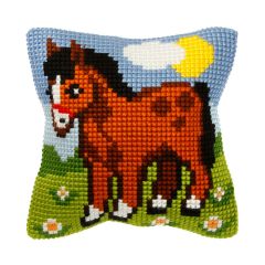 Cross Stitch Kit: Cushion: Horse Orchidea ORC-9405