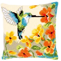 Cross Stitch Cushion: Hummingbird 3 Vervaco PN-0144080