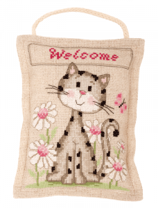Deco Cushion Kitten Welcome Vervaco PN-0144642
