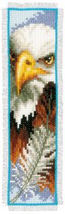 Counted Cross Stitch Kit: Bookmark: Eagle Vervaco PN-0144708